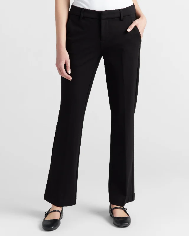 Kelsey Flare Trouser Trousers Silk Elegant