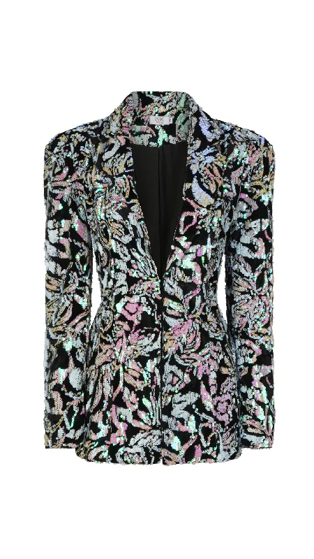 Sophia Blazer - Light Pink Sequin