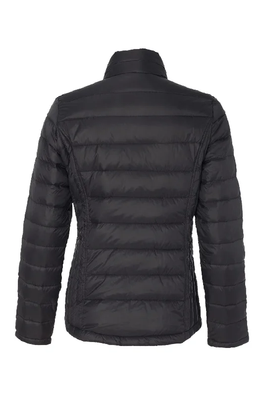 Weatherproof Womens 32 Degrees Packable Down Wind & Water Resistant Full Zip Jacket - Black - NEW