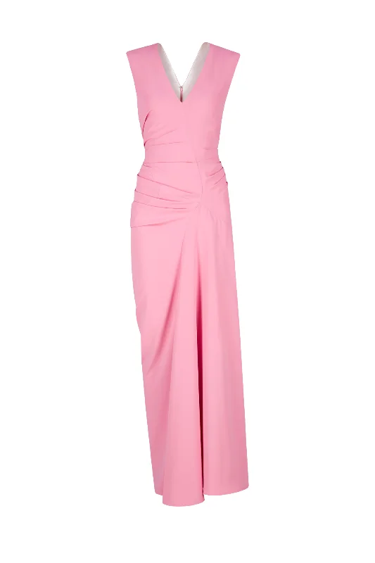 Daring Draped Maxi Dress