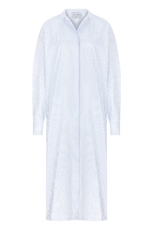 Ivory Cotton Shirt Dress