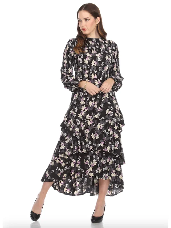 Black Floral / XS