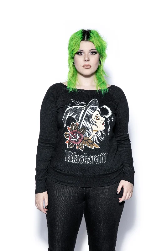 Bat Witch - Women's Scoop Neck Sweater