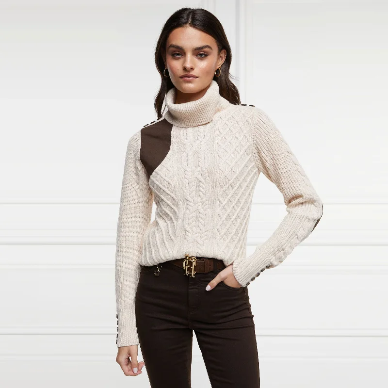 Holland Cooper Ladies Country Roll Neck Knit