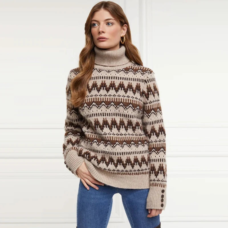 Holland Cooper Ladies Heritage Fairisle Knit