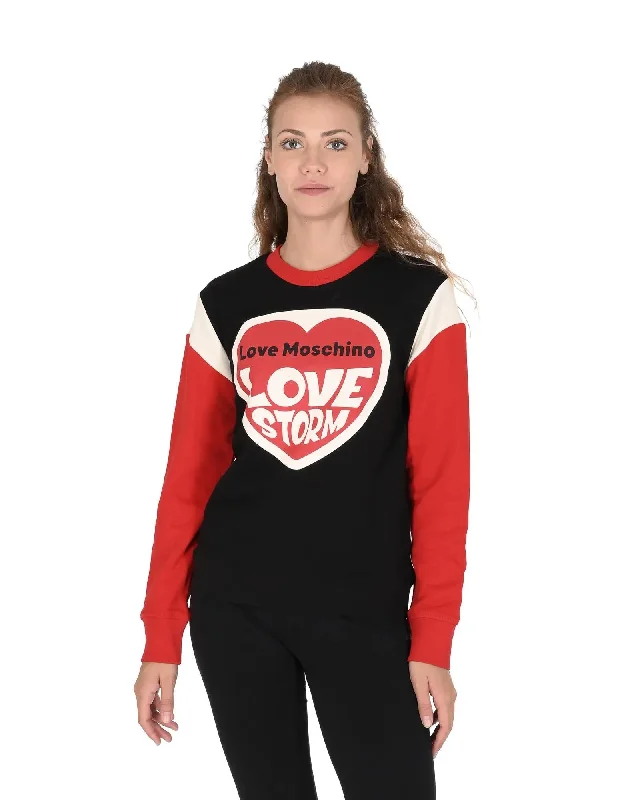 Love Moschino Cotton Sweatshirt - 40 EU