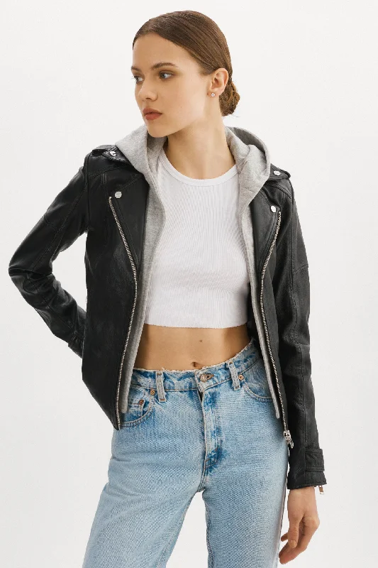 ANNA | Leather Biker Jacket