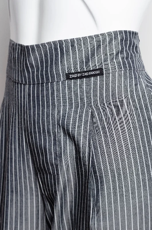 Striped Grey Trousers