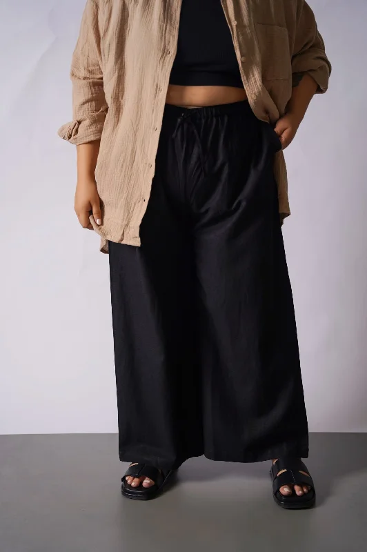 CURVE WIDE TROUSERS