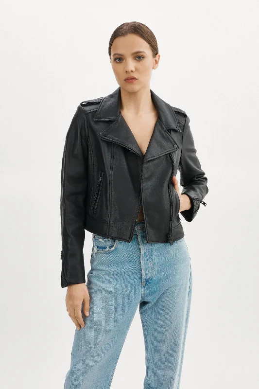 DONNA | Iconic Leather Biker Jacket