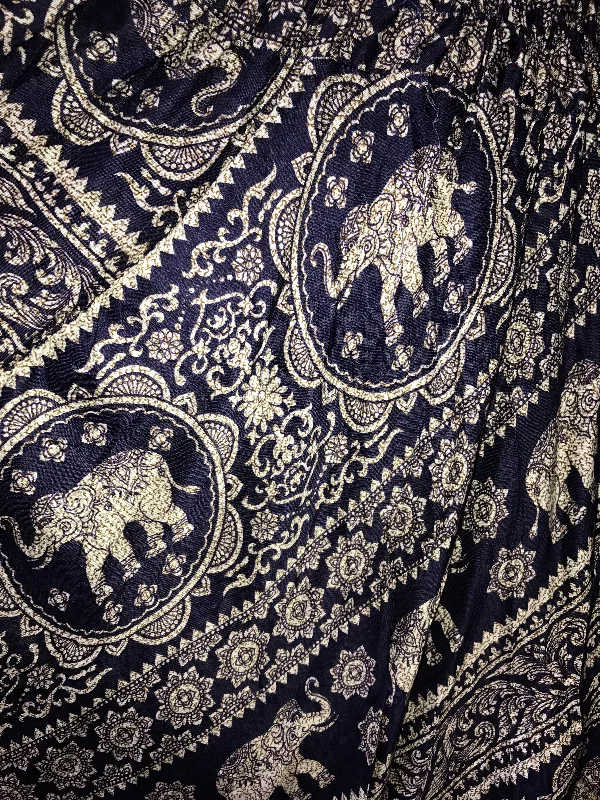 Elephant Paisley Harem Pants