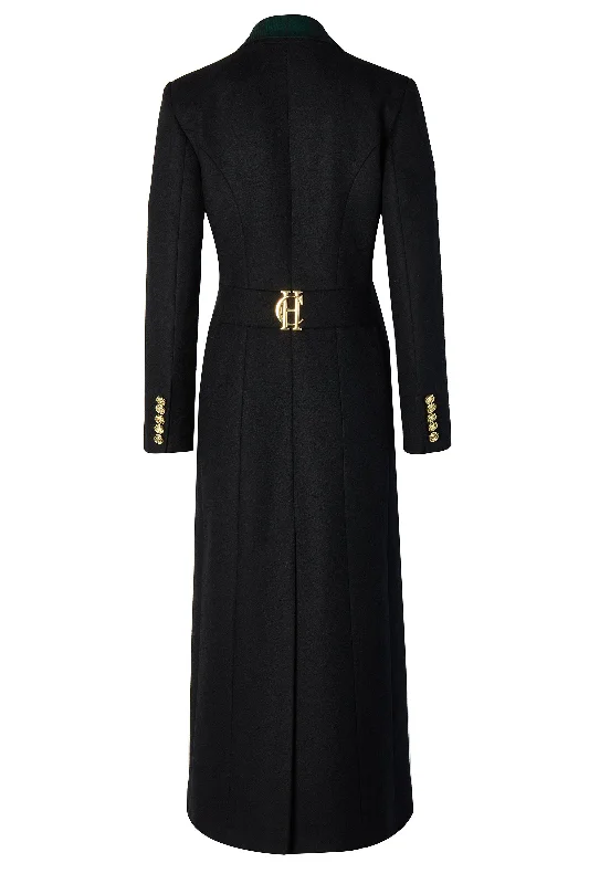 Full Length Regency Coat (Soft Navy Blackwatch)