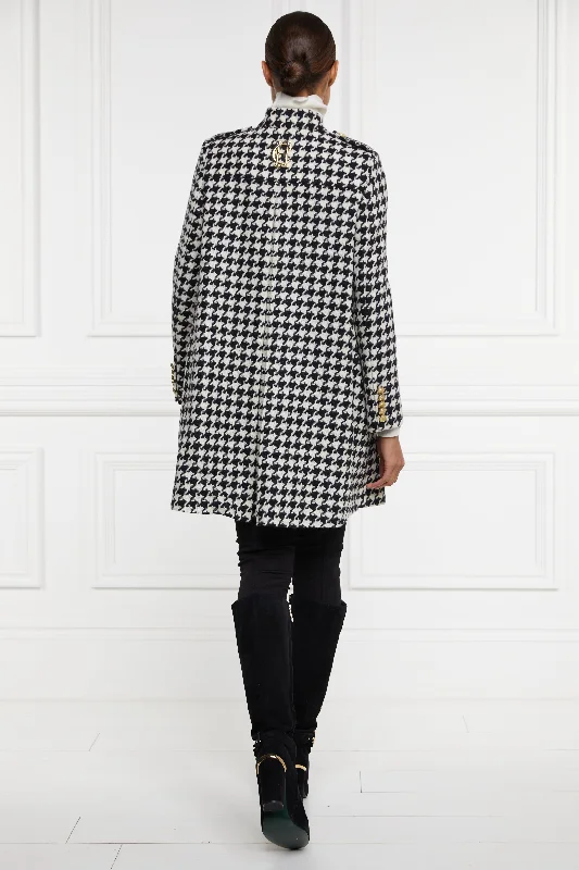 Highbury Cape Coat (Large Scale Houndstooth)