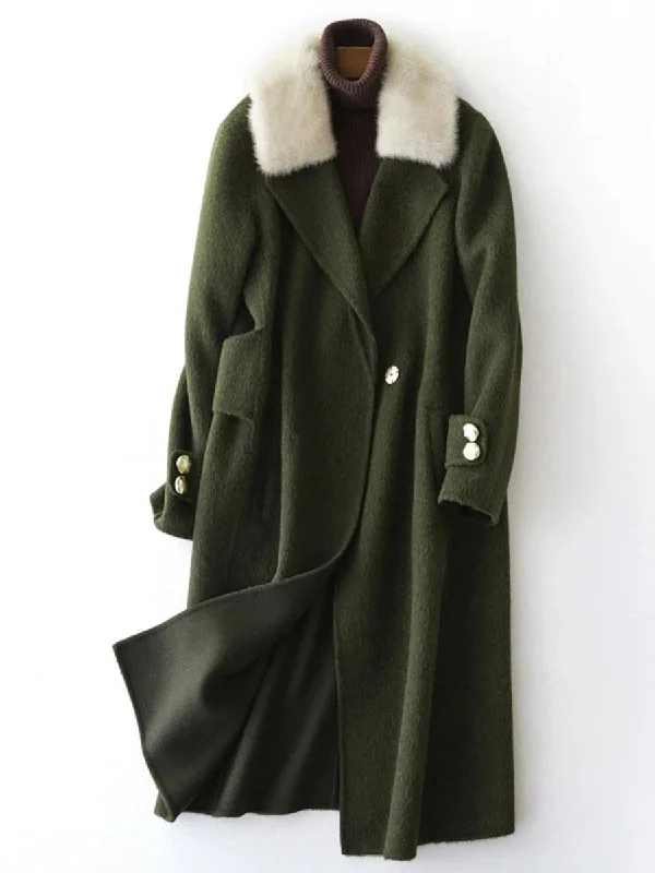 Long Woolen Warm Coat