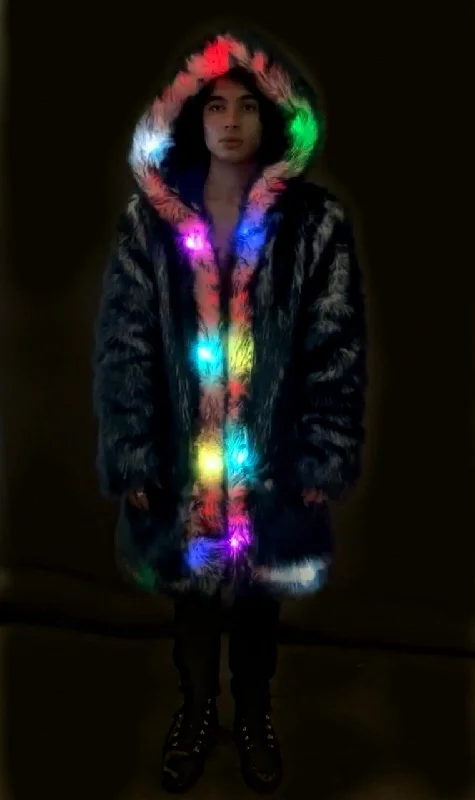 Men’s LED C3 (Cool, Classic, Comfy) Coat ""Just The Tip-Navy""