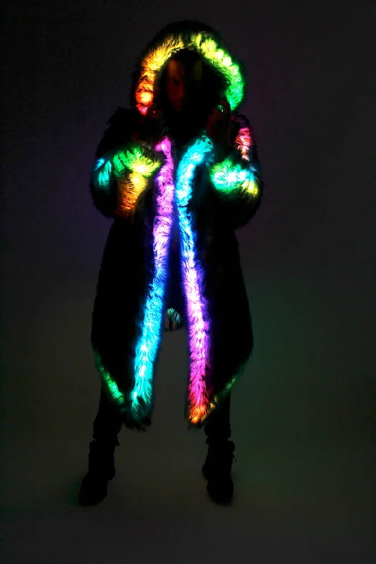 Men's LED Desert Warrior Coat in ""Just The Tip-Navy""