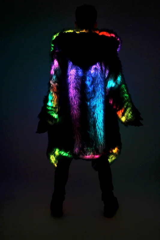 Men's LED Desert Warrior Coat in ""Just The Tip-Navy""