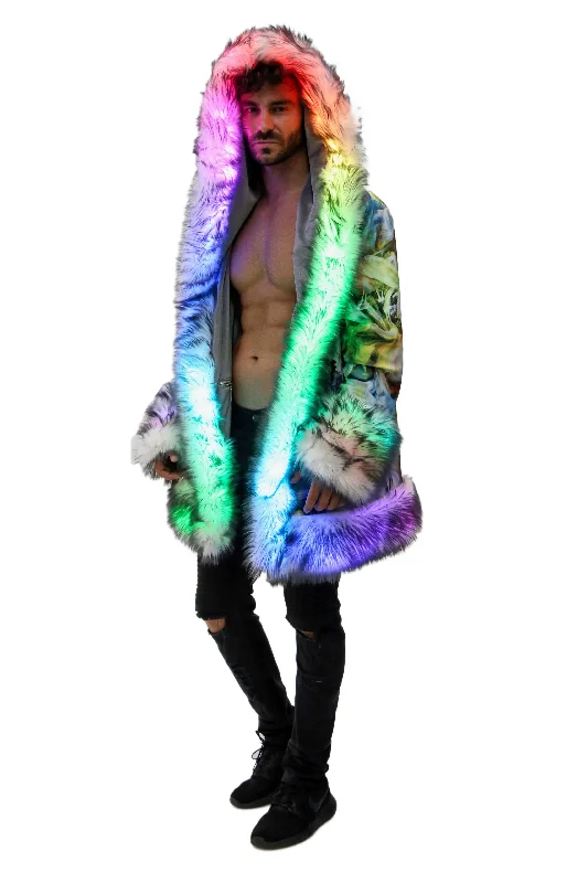 Men's LED Wizard Coat in ""Velvet Cyclone""