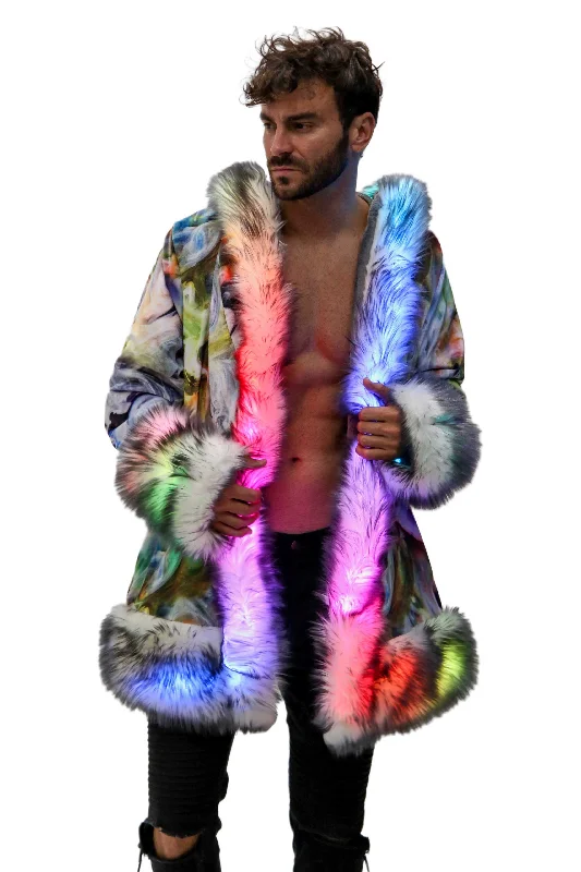 Men's LED Wizard Coat in ""Velvet Cyclone""