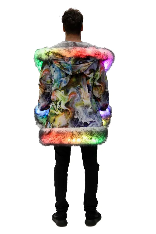 Men's LED Wizard Coat in ""Velvet Cyclone""