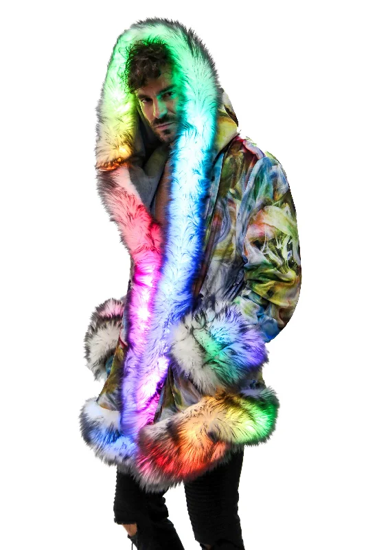 Men's LED Wizard Coat in ""Velvet Cyclone""