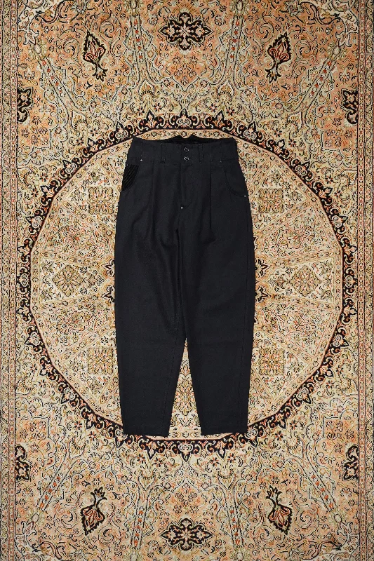 PLEATED WESTERN TROUSER (INDIGO)