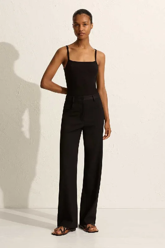 RELAXED CREPE PANT-BLACK