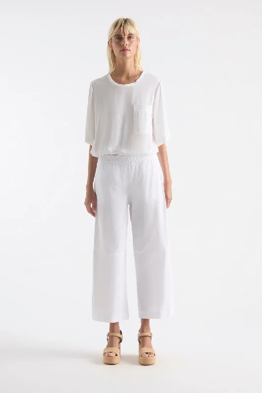 Slice Pace Pant in White & Black F65 1825 by Mela Purdie