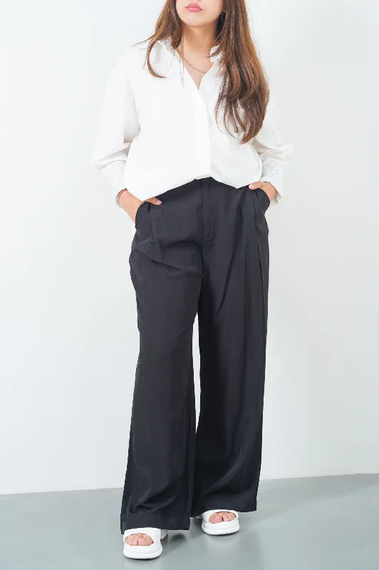 STONE-WASH LONG TROUSERS