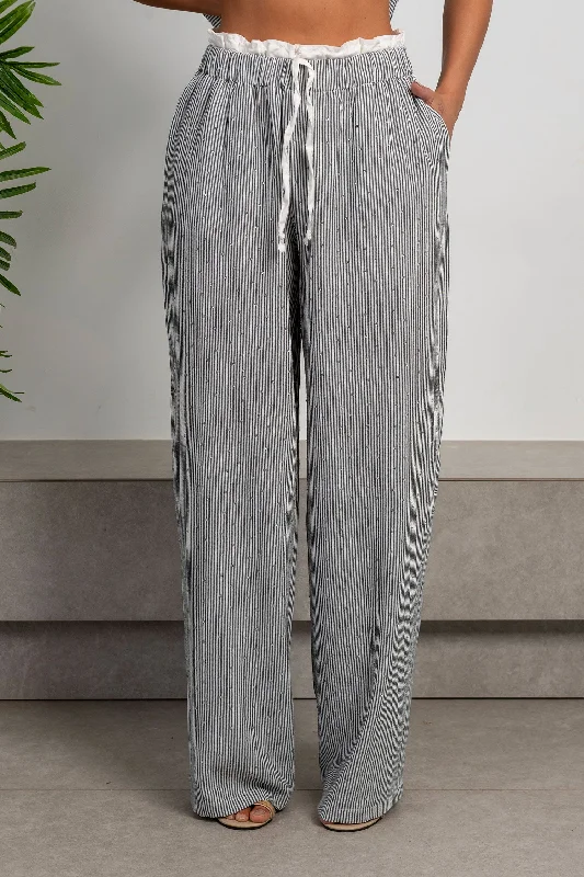 Striped Bling Pants - Mitcha Label