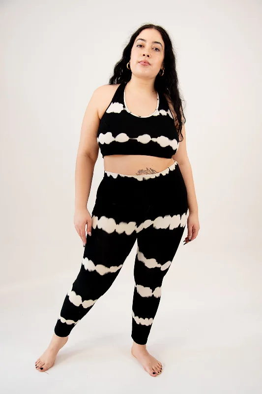 Super High Waist Tib Pant In Blot Black