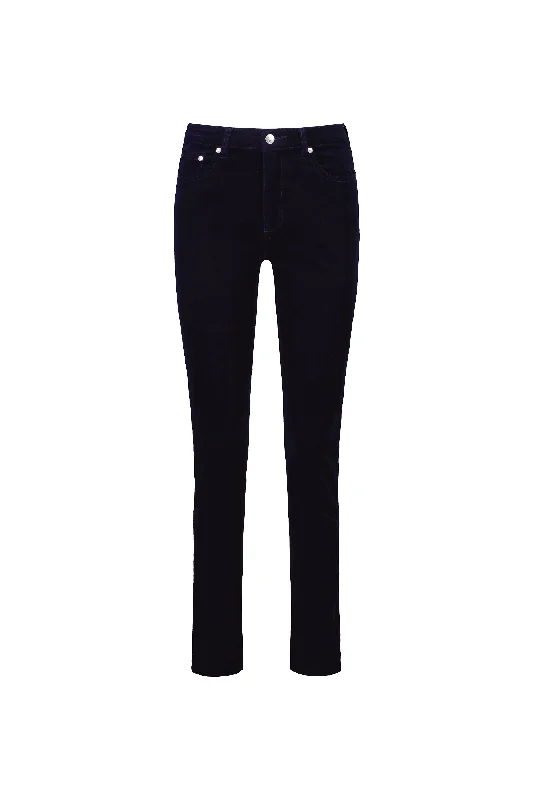 Vassalli - Jean Style Narrow Leg Cord Pant - Midnight