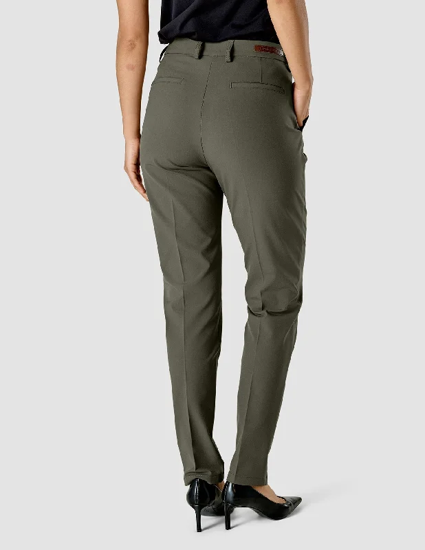 Essential Pants Tapered Dark Olive