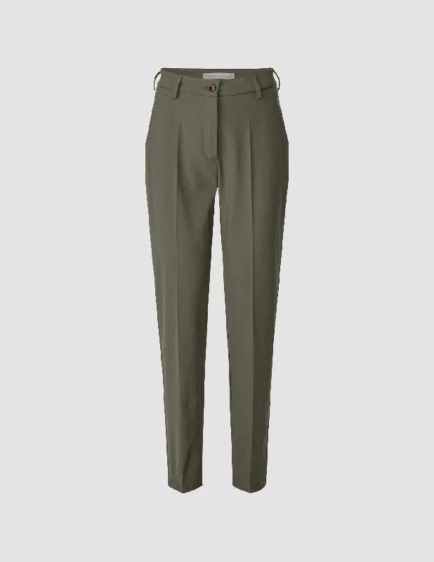 Essential Pants Tapered Dark Olive