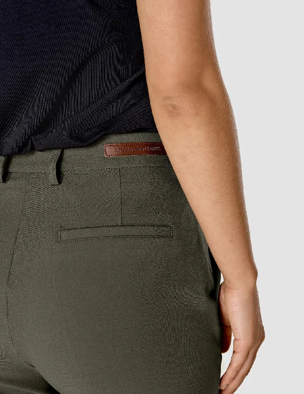 Essential Pants Tapered Dark Olive