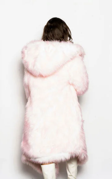 Women's LED Desert Warrior Coat in ""Just The Tip-Light Pink""