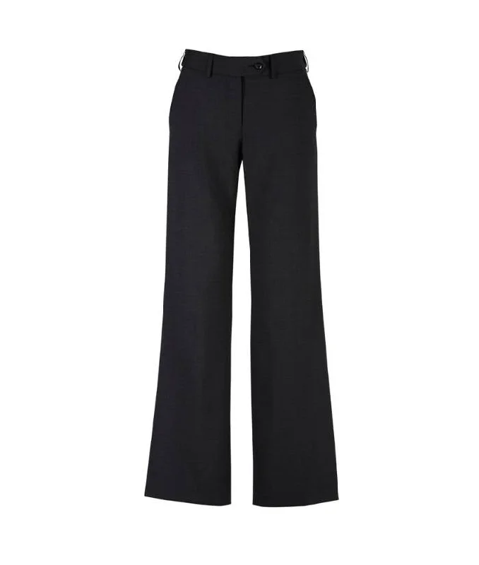 Womens Wool Blend Adjustable Waist Pant