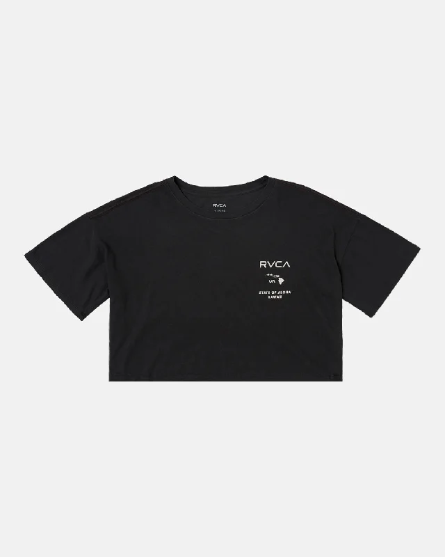 State Of Aloha T-Shirt - Washed Black