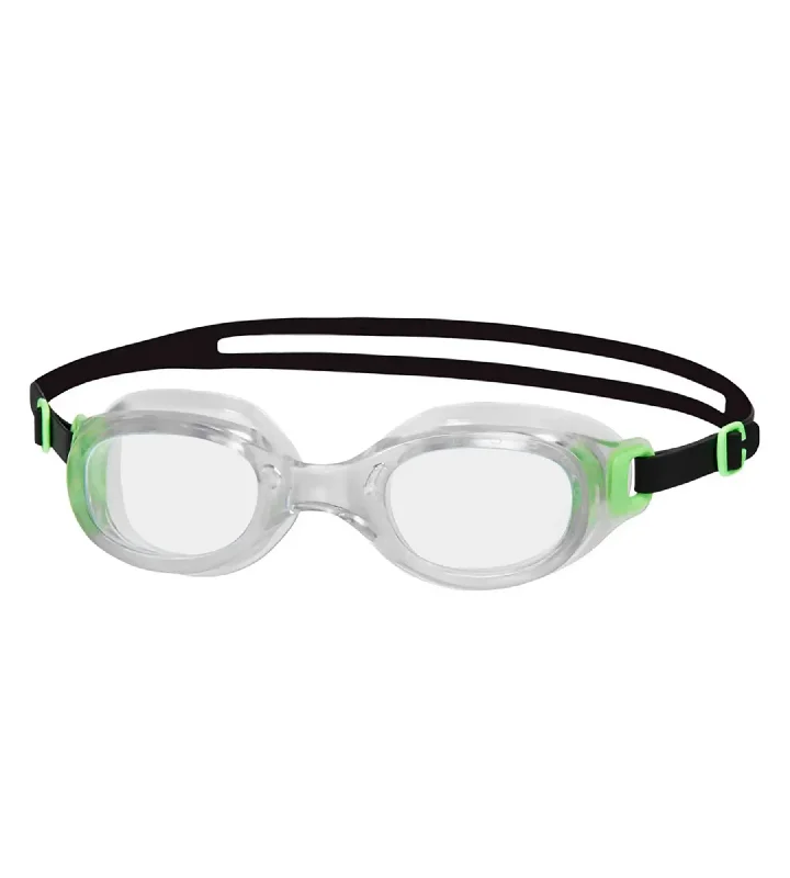 Unisex Adult Futura Classic Clear-Lens Swim Goggles - Green & Clear