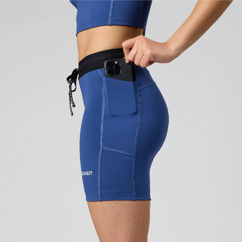 Stamina™ 7"" Women's Compression Shorts - Space Blue