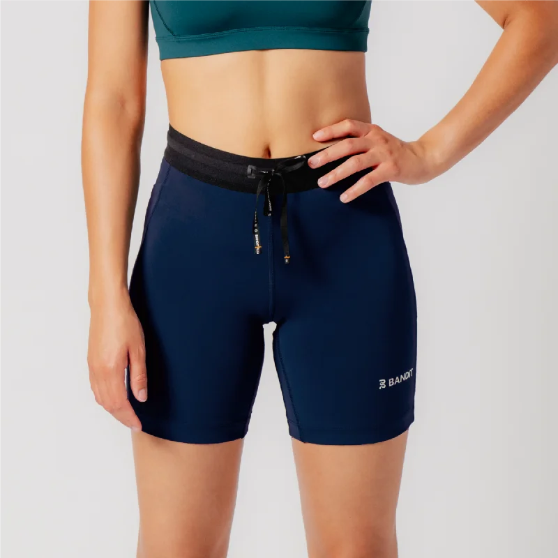 Stamina™ 7"" Compression Short, Women's - NY Navy