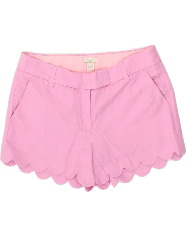 J. CREW Womens Hot Pants US 4 Small W30 Pink Linen