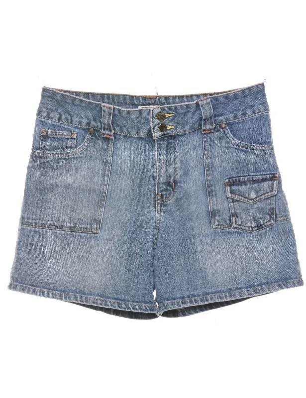 Medium Wash Denim Shorts - W30 L4