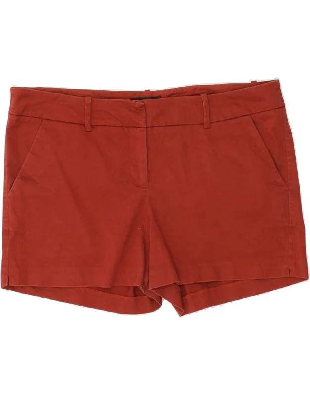 MOSSIMO Womens Chino Shorts US 16 XL W38 Orange Cotton