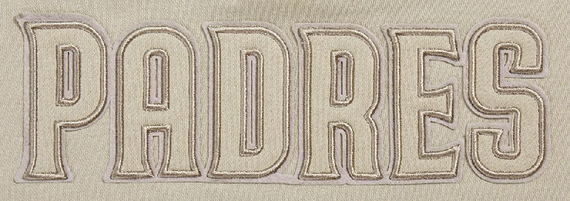 MLB SAN DIEGO PADRES NEUTRAL WOMEN'S CREWNECK (TAUPE)