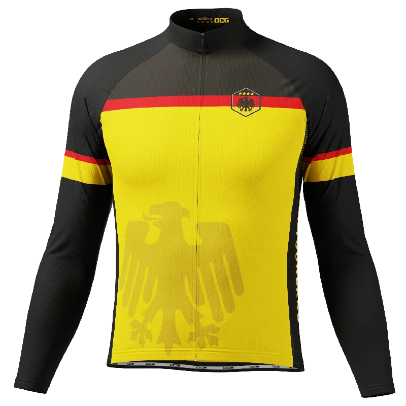 Men's Germany Deutschland Long Sleeve Cycling Jersey