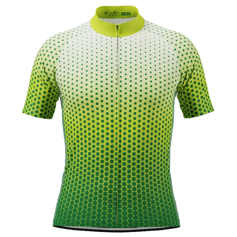 Men's Stippled Dots Short Sleeve Cycling Jersey