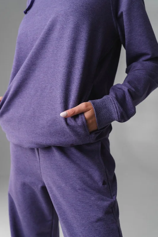 Vitality Uni Studio Hoodie - Violet Marl