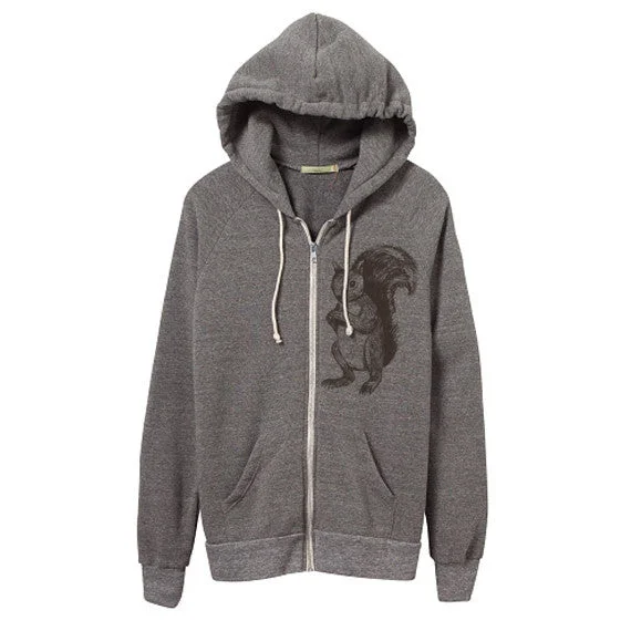 Unisex Eco-Heather Squirrel Hoodie